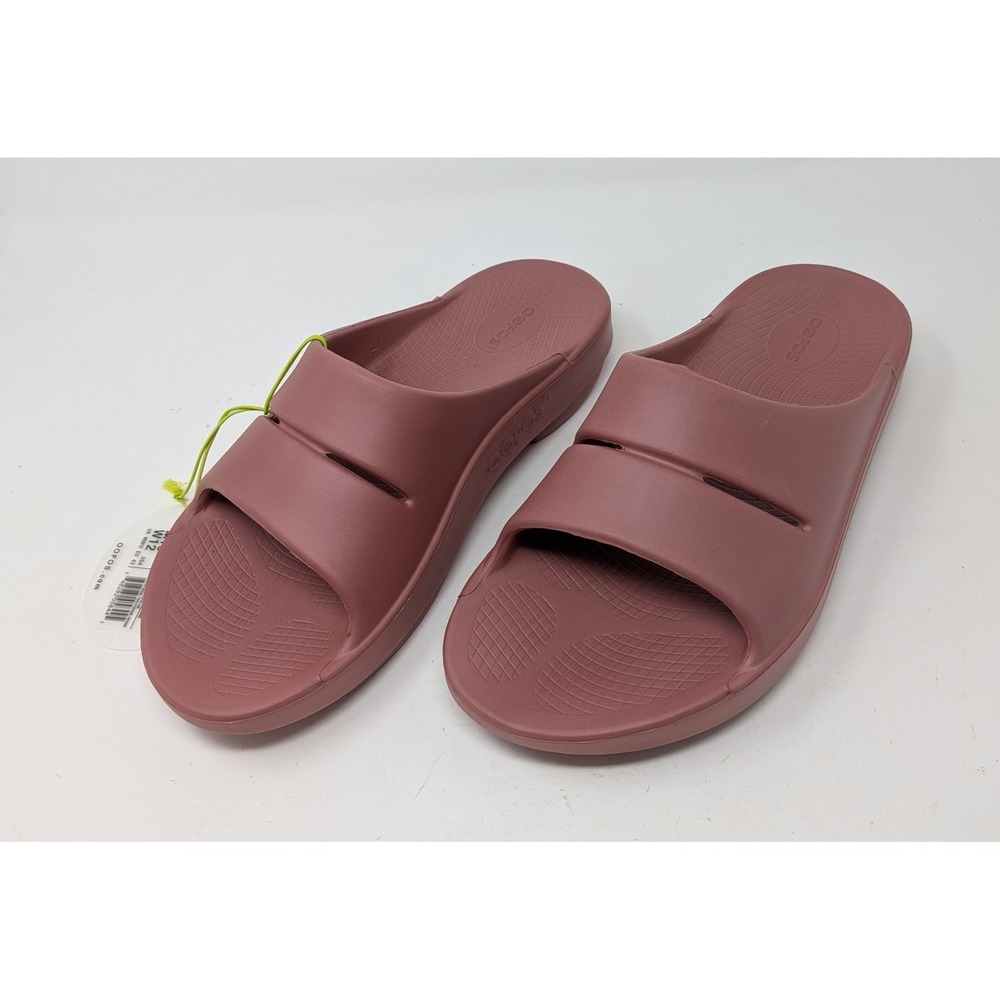 OOFOS OOahh Unisex Slide Spiced Chai US Men's 10 Women's 12 Comfort Sandals -NEW